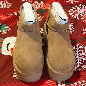 UGG Women's Tan Platform Shoes